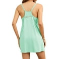 thumbnail image 4 of Sleeveless Women 2 Pieces Yoga Sets Tank Mini Dress & Leggings, 4 of 5