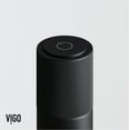 thumbnail image 3 of VIGO Apollo Button Operated Single-Hole Bathroom Faucet in Matte Black, 3 of 14