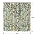thumbnail image 5 of Waterproof Beautiful Colorful Floral Shower Curtain 72x72 Inch Boho Style Polyester Unique Shower Curtain for Bathroom Hotel Home Decor with 12 Plastic Hooks, 5 of 5