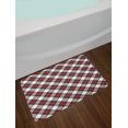 thumbnail image 2 of Tartan Bath Mat, Traditional Plaid with Diagonal Lines and Rhombuses Scottish Culture Inspirations, Non-Slip Plush Mat Bathroom Kitchen Laundry Room Decor, 29.5 X 17.5 Inches, Multicolor, Ambesonne, 2 of 2