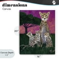 thumbnail image 4 of Stupell Industries Eclectic Mama Cheetah & Her Cubs Canvas Art, 16 x 20, by Sarah Waldron Kimball, 4 of 8