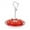 red, variant on YANHAIGONG Summer Hummingbird Feeder Hanging Hooked Hummingbird Feeder Garden Bird Feeder Feeding Bird Feeder