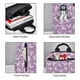 thumbnail image 3 of Disketp Purple Butterflies Floral Mochila Ligera e Impermeable, Mochila de Día Resistente para Viajes, Senderismo y Uso Diario para Hombre y Mujer, 3 of 7