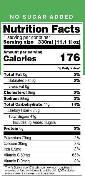 Nasami 100% Pineapple  Juice – 11.1 fl oz (330ml) Can, No Sugar Added
