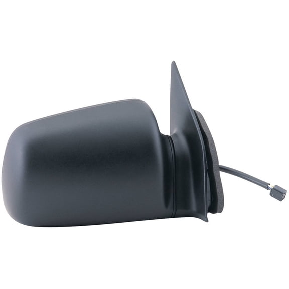 60041C - Fit System Passenger Side Mirror for 96-98 Jeep Grand Cherokee, black, w/o memory, spring loaded, Heated Power