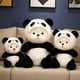 thumbnail image 4 of Oso gigante de 25-60 cm para cosplay, panda, dinosaurio, pollito, conejito, cerdo, animales de dibujos animados con capucha kawaii, almohada de peluche para sentarse en el cumpleaños, 4 of 5