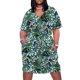 thumbnail image 1 of Vestido holgado con bolsillos y estampado sin costuras de lirio de los valles, vestido de cumpleaños para mujer, vestidos de verano de lujo 2025 para mujer, 1 of 6