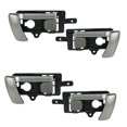 thumbnail image 1 of 4x Interior Door Handle For 2007-2012 Hyundai Santa Fe With Gray Knob, 1 of 5
