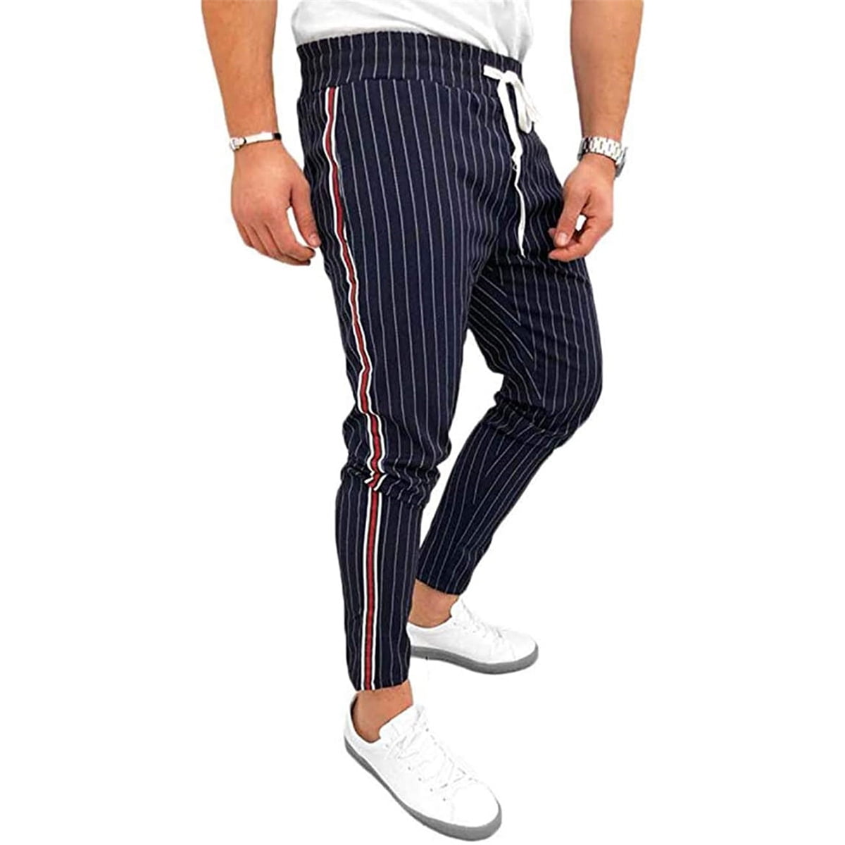 check skinny fit joggers