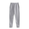 thumbnail image 4 of Two Piece Sweatsuits Hoodies For Women Pullover Hoodie Set Tracksuit Long Sleeve Tops Drawstring Sweatpants Light Gray XL, 4 of 6
