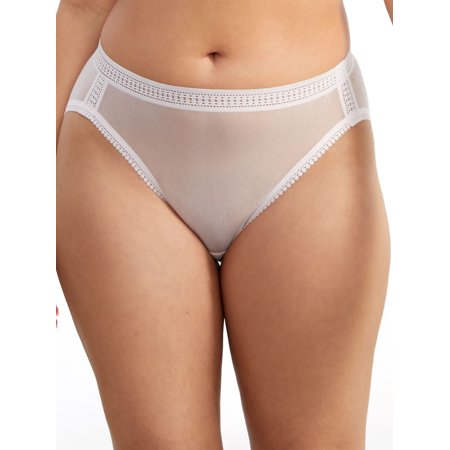 

OnGossamer Womens Gossamer Mesh Hi-Cut Brief Style-3012