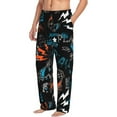 thumbnail image 2 of Graffiti Joystick Sign Gamer Samepad Game Men'S Pajama Pants Soft Sleep Lounge Pants Pjs Bottoms With Pockets Small, 2 of 6