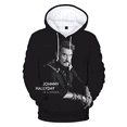 thumbnail image 3 of Nueva sudadera con capucha para hombre del cantante de rock Johnny Halliday, sudadera con capucha de moda urbana de hip hop con estampado 3D, ropa de hombre de gran tamaño a la moda, 3 of 5