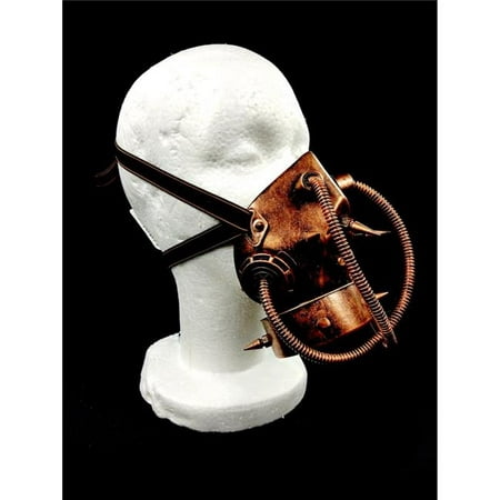 Kayso GSM006BR Steampunk Gas Mask with Small Tubes,