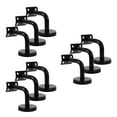 thumbnail image 3 of Hemoton 9-Piece Professional Stainless Steel Handrail Wall Mounted Brackets Supports, Black Finish for Staircase Safety, 3 of 8