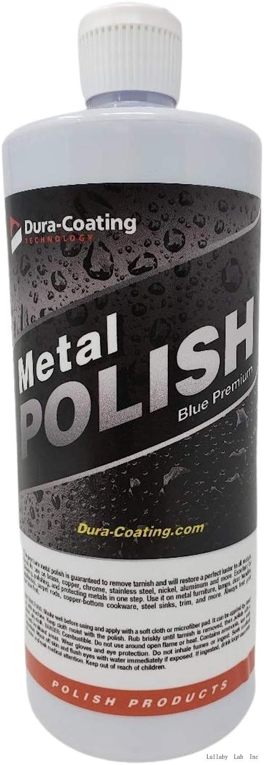 duracoating blue premium metal polish, 1 gallon metal polish for