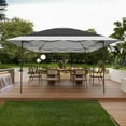 thumbnail image 7 of Telyswee 12'x12' Pop-up Gazebo Outside Patio Gazebo Outdoor Gazebo Canopy Patio Tent Backyard Canopy with 3 Adjustable Height and 144 Square ft of Shade, 7 of 7