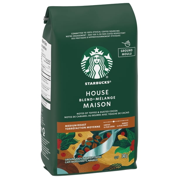 STARBUCKS House Blend Medium Roast Ground Coffee Bag - Walmart.ca