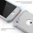 thumbnail image 3 of ORETECH Compatible with iPhone 6 and iPhone 6s Case with[2 x Tempered Glass Screen Protector] 360 Shockproof Cover Thin, 3 of 5