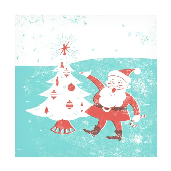 Jacob Green 'Mid Century Christmas I' Canvas Art