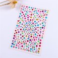 thumbnail image 2 of Michellecmm Diamond Face Stickers Acrylic Polished Colorful Dot Pasted Waterproof Makeup Fashion Stickers, 2 of 8