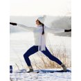 thumbnail image 3 of baleaf Womens Fleece Lined Leggings with 5 Pockets 27'' Thermal Navy L, 3 of 7