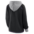 thumbnail image 3 of Women's Logo Athletic Black Sacramento Kings Boom Pullover Hoodie, 3 of 3