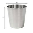 thumbnail image 7 of happimess Nolan Modern Classic Smooth Steel 2-Gallon Wastebasket, Brushed Steel, HPM1113C, 7 of 7
