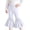 White, variant on Girls Fashion Bowknot Flared Trousers Solid Casual Pants