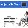 Small Folding Table 2FT Foldable Camping Table Portable Picnic Table