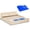 Natural 506, variant on Kids Wooden Sandbox with Two Plastic Boxes, Foldable Bench Seat, Waterproof Cover, Bottom Liner, Storage Space for Outdoor Play, Natural