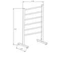 thumbnail image 4 of ANZZI Riposte 6-Bar Floor Mount Electric Towel Warmer - Polished Chrome, 4 of 6