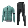thumbnail image 3 of WOSAWE - Conjunto de ropa de ciclismo para hombre, de secado rápido, antibolitas, para carreras de carretera, primavera y verano, con bolsillos, 3 of 5