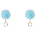 thumbnail image 3 of Advancent Fuzzy Ball Llavero Llaveros Multifuncional Conveniente Delicado Multi-colores Llaveros Mujeres Verde Claro 10cm Verde claro 10cm 2Conjunto, 3 of 6
