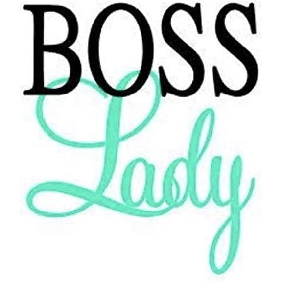 Car Decal Boss Lady 6 Inch Professional Sticker for Truck, Car, Tumbler, Cup, Laptop, Decor, Locker, Table, Window