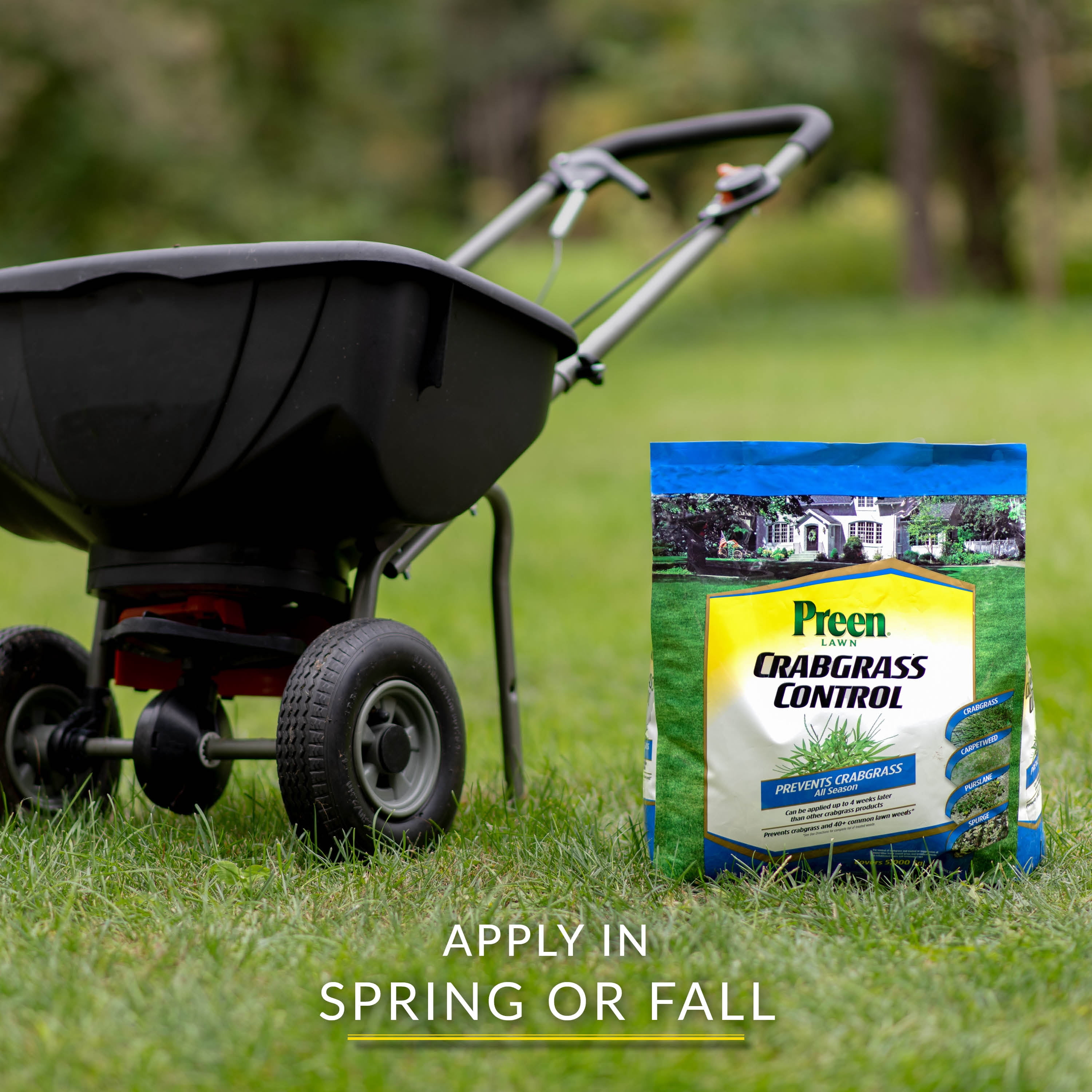 Preen Lawn Crabgrass Control - 15 lb. Bag - Covers 5,000 Sq. ft.