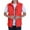 Red, variant on Bcfgryg Men's Casual Stand C Ollar Vest Practical Travel Fishing Vest Outdoor Work Lightweight S Afari Photo M Ulti Pocket Shoulder Cargo Vest Men's Sleeveless Jacket Vest