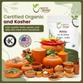thumbnail image 2 of Organic Way Amla Seca/Grosella Espinosa India Cortada Y Tamizada (Phyllanthus Emblica) - Certificado Org&aacute;nico Y Kosher | Crudo, Vegano, Sin Omg Y Sin Gluten | Certificado Usda | Origen - In, 2 of 8