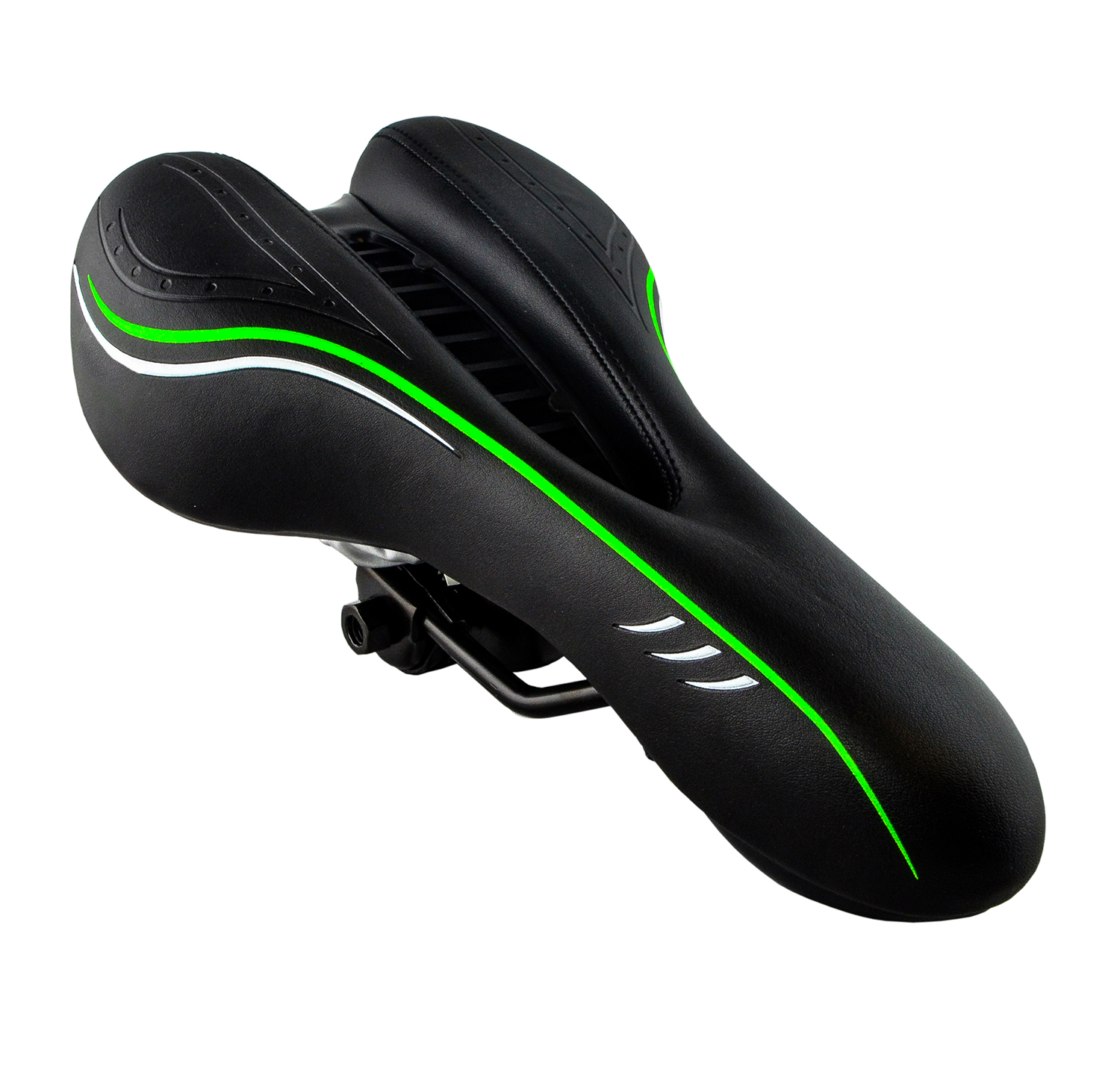 Lumintrail Comfort Vented Sport Bike Saddle Airflow Bicycle Seat with