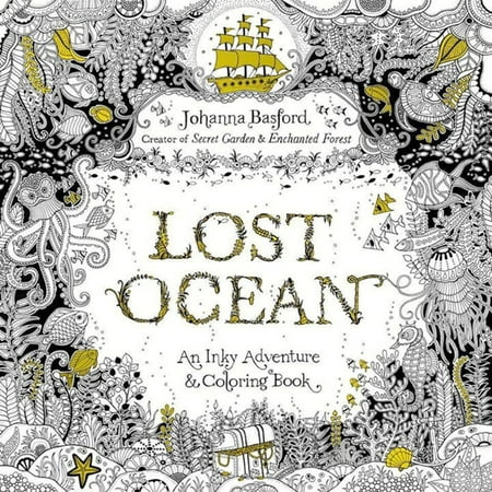 Penguin Putnam Inc. Lost Ocean: An Inky Adventure and Coloring Book Johanna Basford