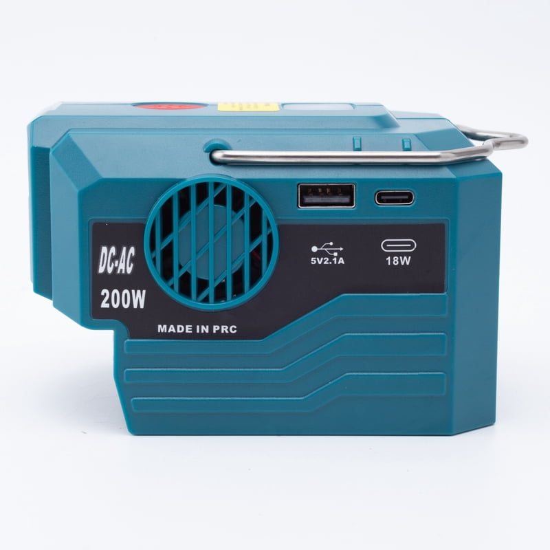 200W Power Inverter Generator for Ma*kita 18V Battery To 120V/220V AC Output USB and Type-C Adapter New