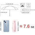 thumbnail image 2 of Mini Foldable Travel Umbrella for Purse | UPF 50+ UV Protection, Windproof & Compact Design - Fits Pocket/Bag, Portable for Commuters (All Ages), 2 of 7