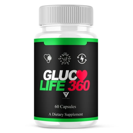 Gluco Life 360 Blood Support Capsules, GlucoLife360 (60 Capsules)