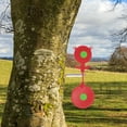 thumbnail image 3 of TABLZONE 1 Set Red Outdoor Dart Board Iron Rotate Target for Shooting Training, 3 of 8