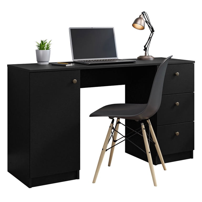 Madesa Executive Computer Writing Desk 53 Inch with 3 Drawers and