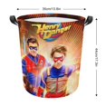 thumbnail image 6 of Henry Danger Circular Laundry Hamper Foldable Large Storage Baskets Organizer Bin Bag For Dirty Clothes Toys, 6 of 8