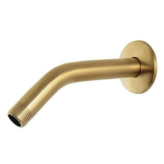 Kingston Brass  Trimscape Shower Arm - Brushed Brass - 8 in.