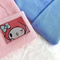 thumbnail image 2 of Gorro de punto Cinnamoroll Sanrio para mujer, gorro de invierno cálido para adulto, gorro de dibujos animados lindo Kuromi My Melody, regalo de Navidad para niña, 2 of 4