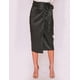 thumbnail image 2 of Falda cruzada satinada AMAD negro L AMAD FW22-F11, 2 of 5