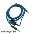thumbnail image 2 of Yucurem Replacement Headset Cable Inline Mute Cord for Astro A10/a30/a40/a40tr/a50(blue), 2 of 10